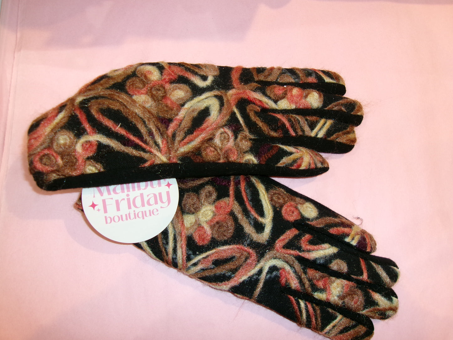 Ellie Embroidered Gloves