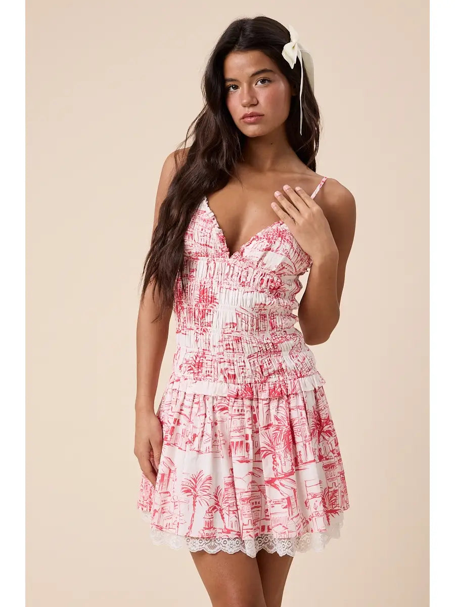 Coastal Towns Mini Dress