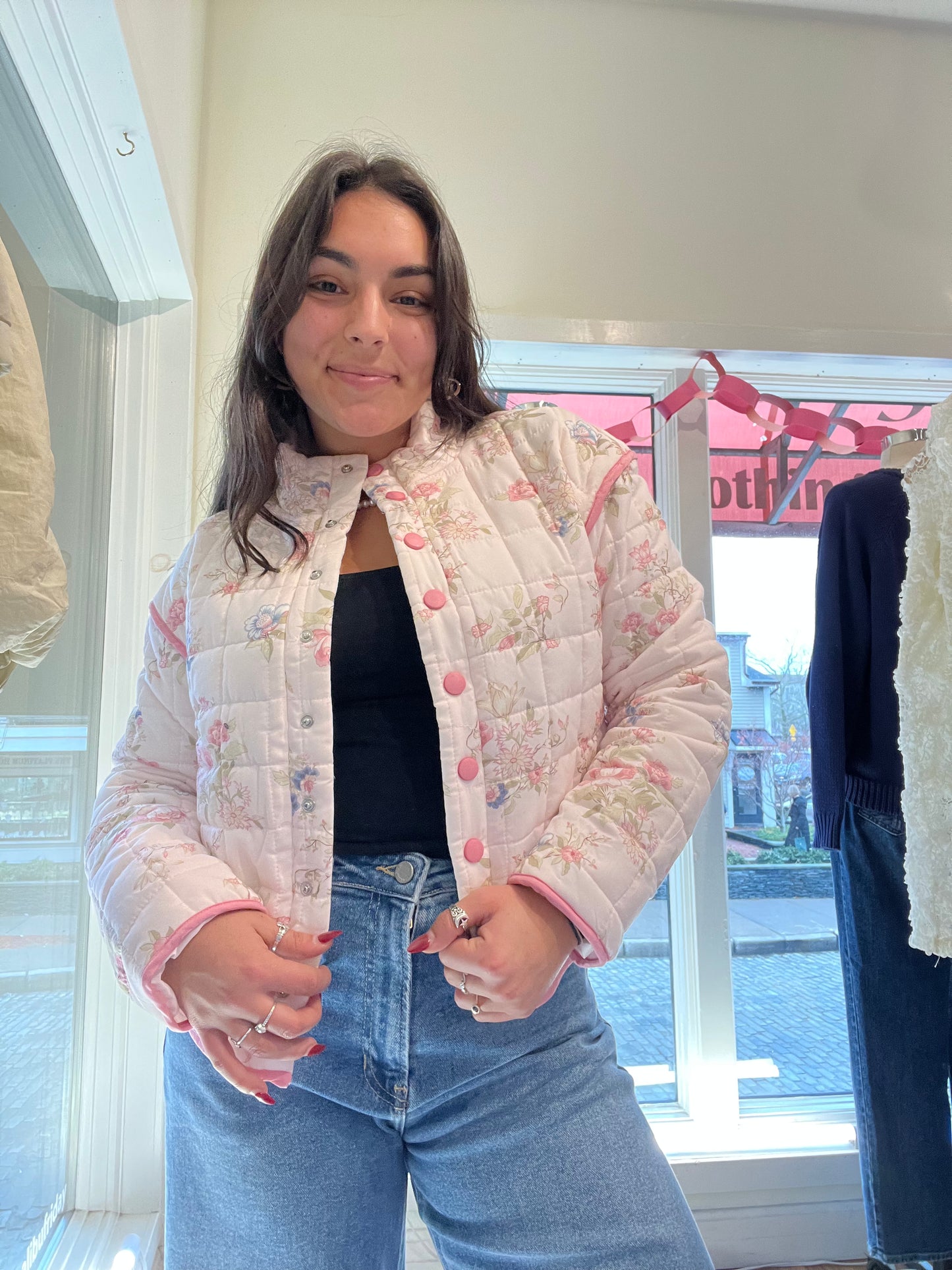 Pink Skies Quilted Jacket