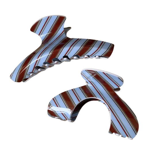 Striped Hair Claw