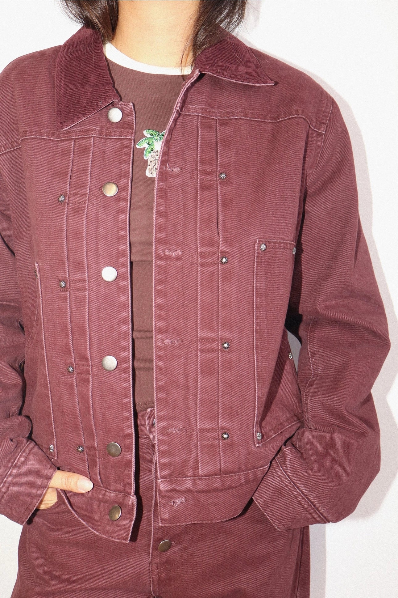 Bella Burgundy Jacket