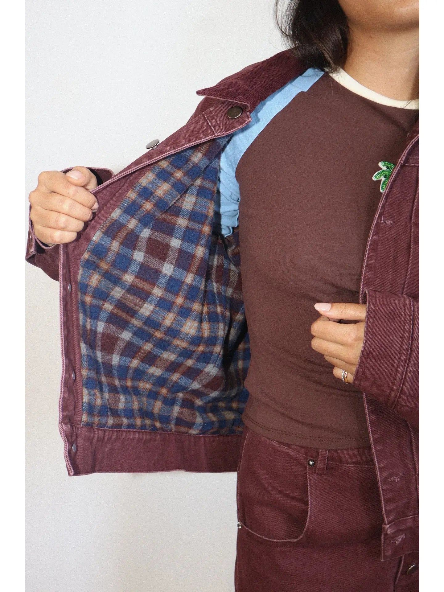 Bella Burgundy Jacket