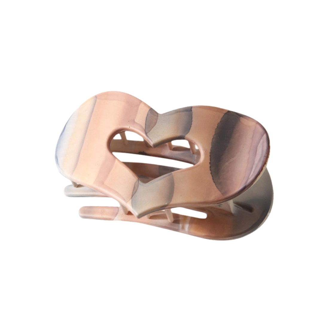 Heart Flat Hair Claw