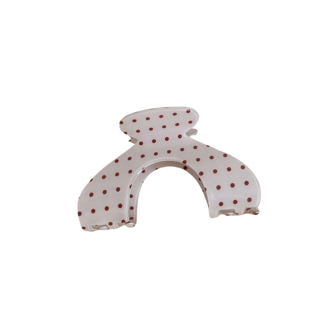 Polka Dot Hair Claw