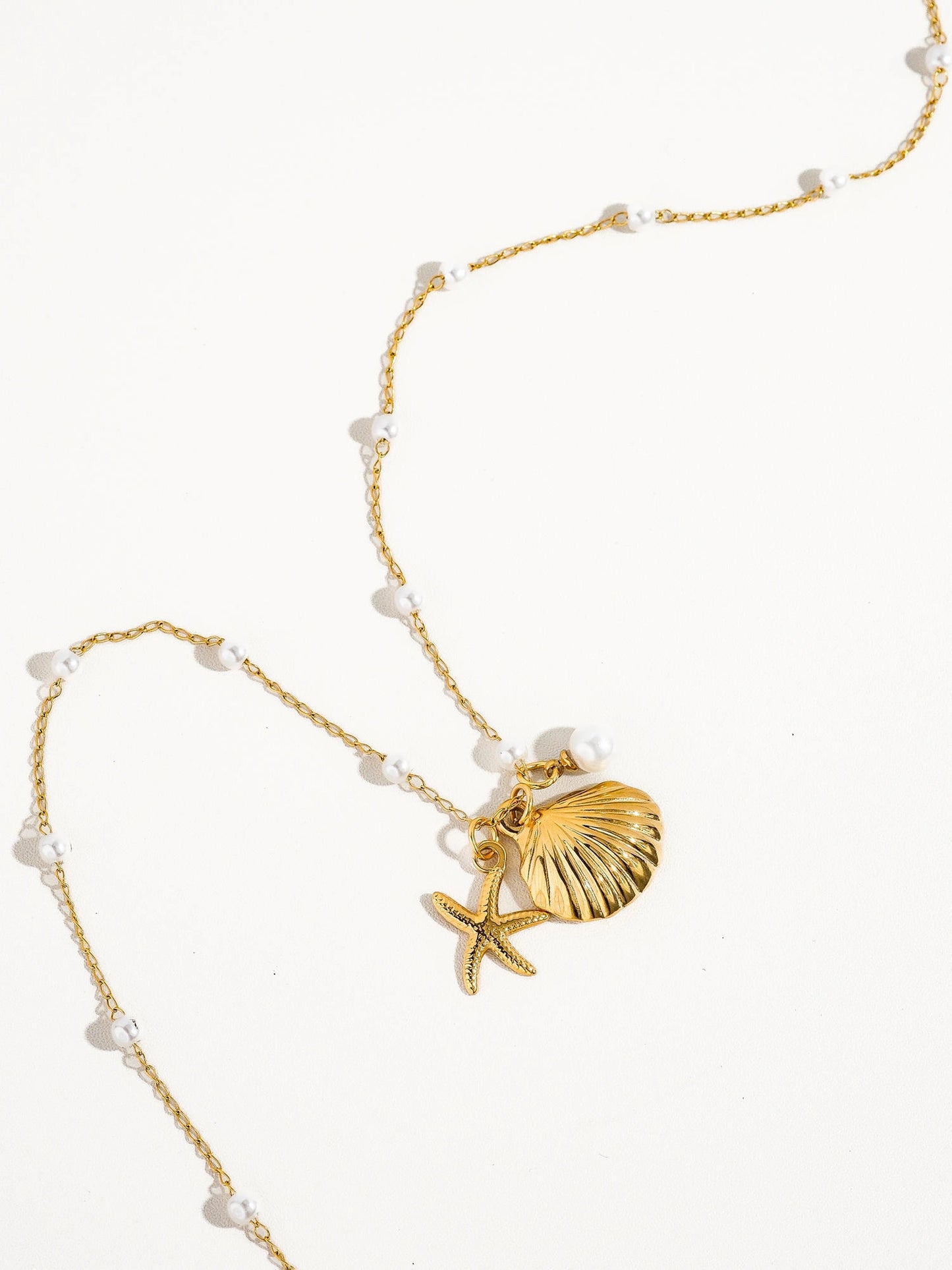 Seashell & Starfish Necklace