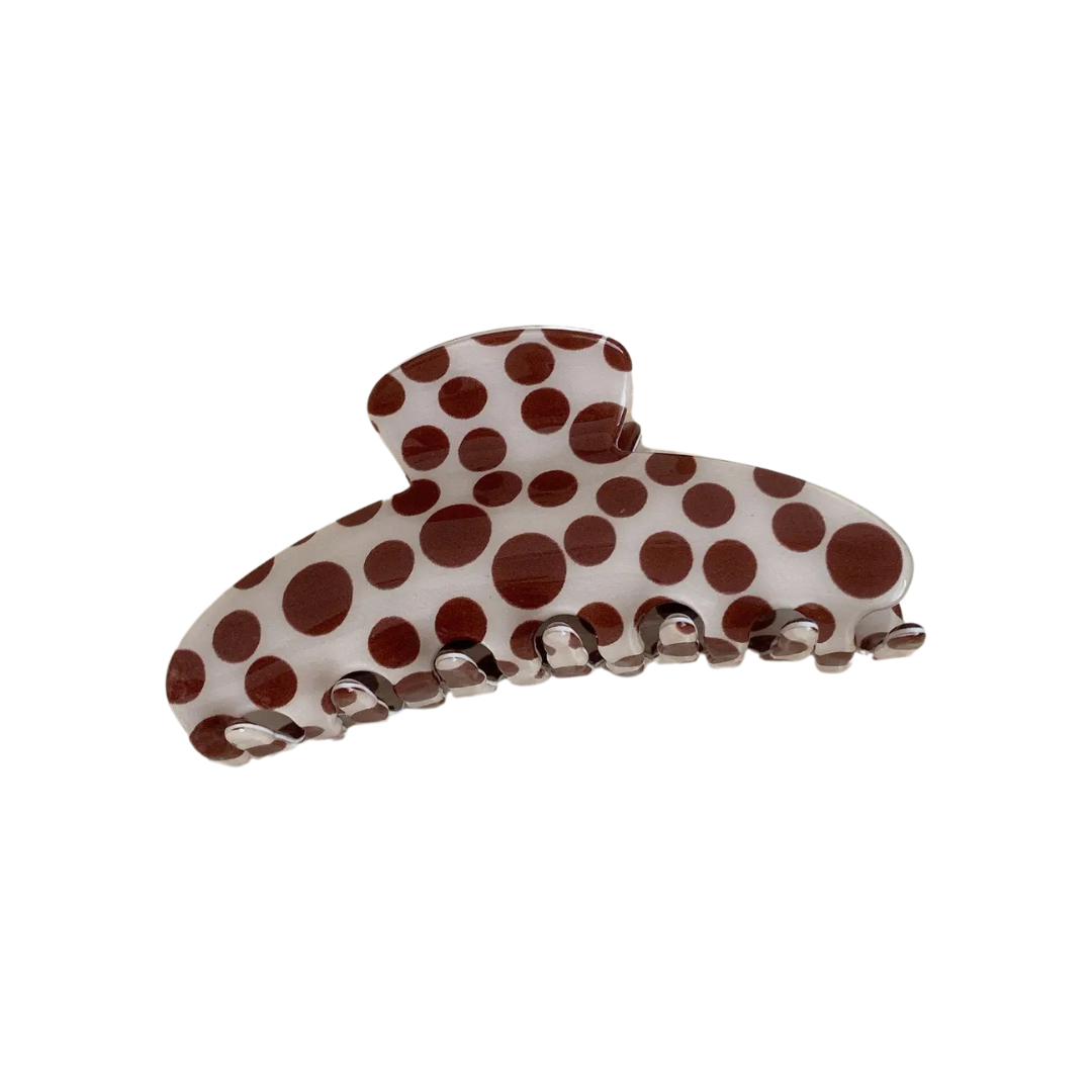 Polka Dot Hair Claw