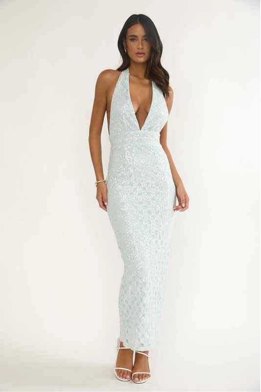 Something Blue Maxi Dress