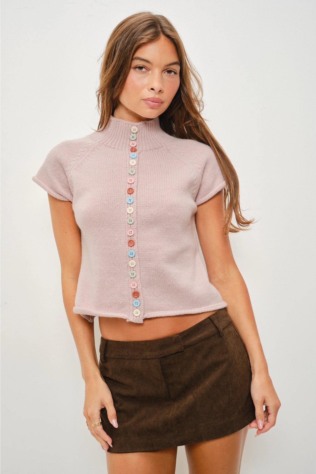 Funky Button Top