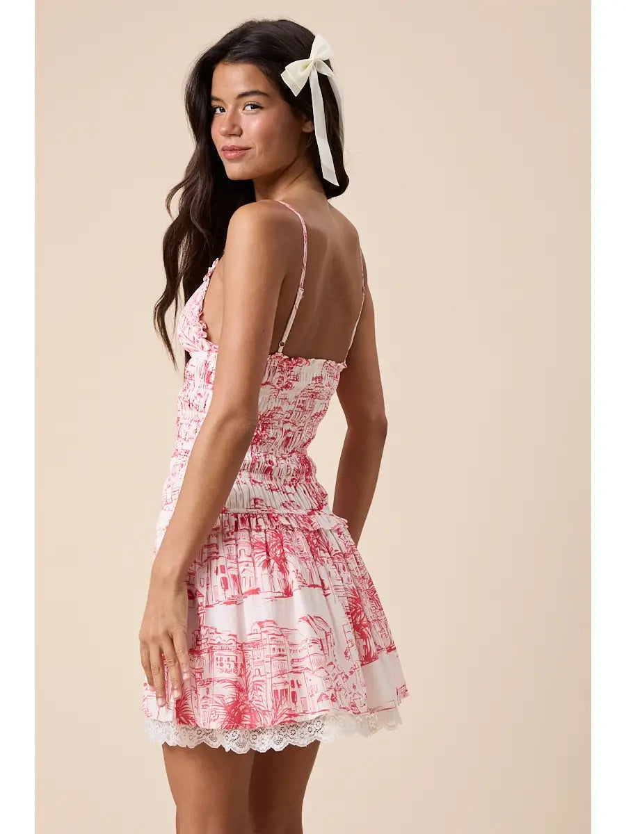 Coastal Towns Mini Dress