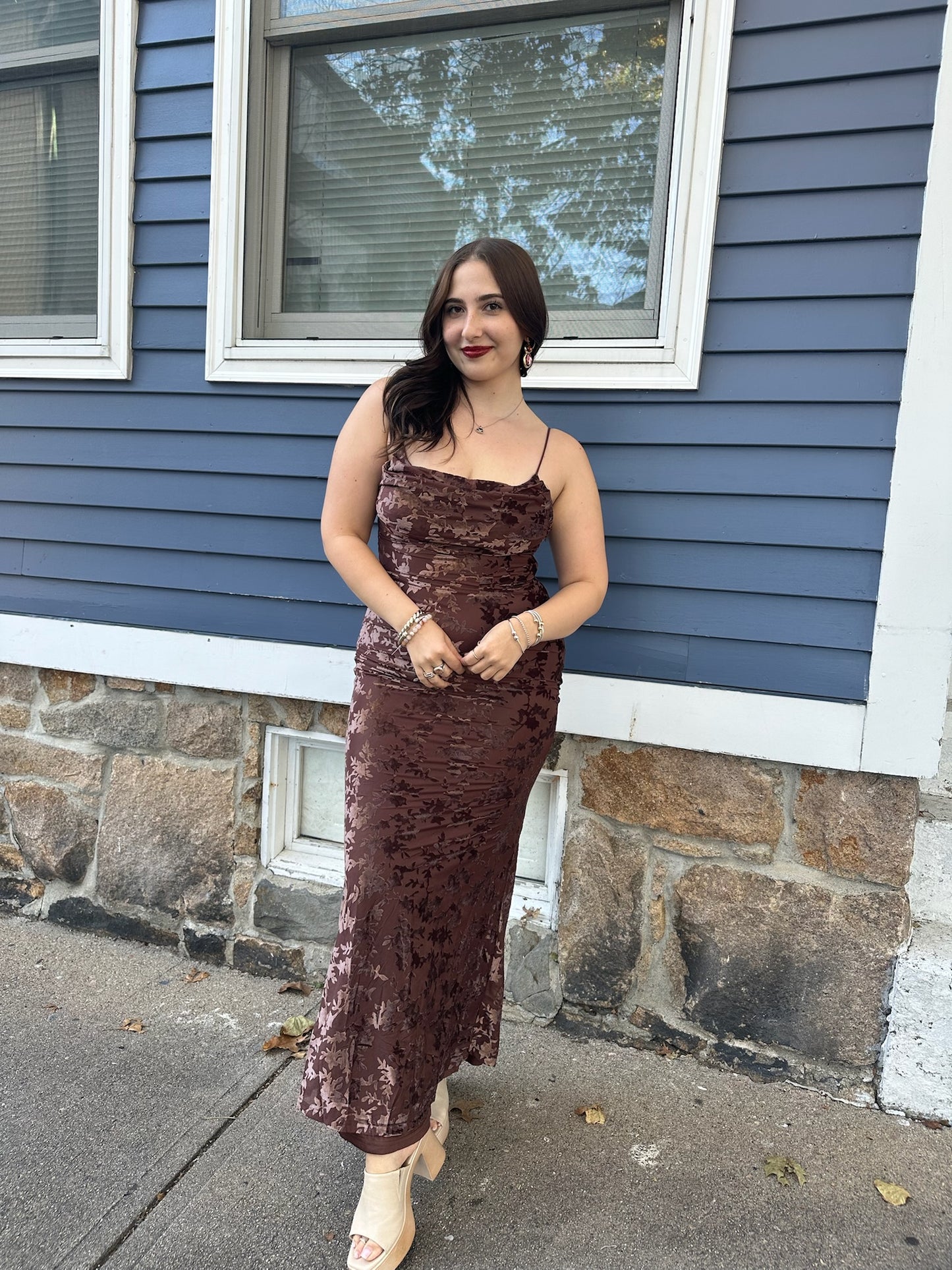 Cacao Bean Maxi Dress