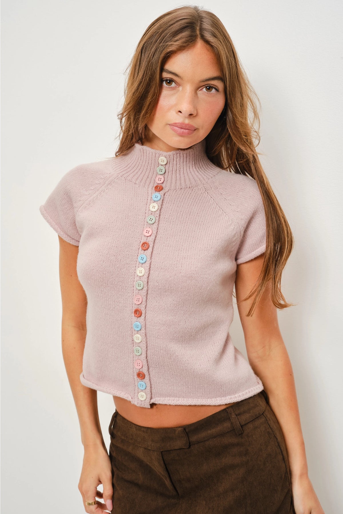 Funky Button Top
