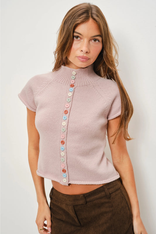 Funky Button Top