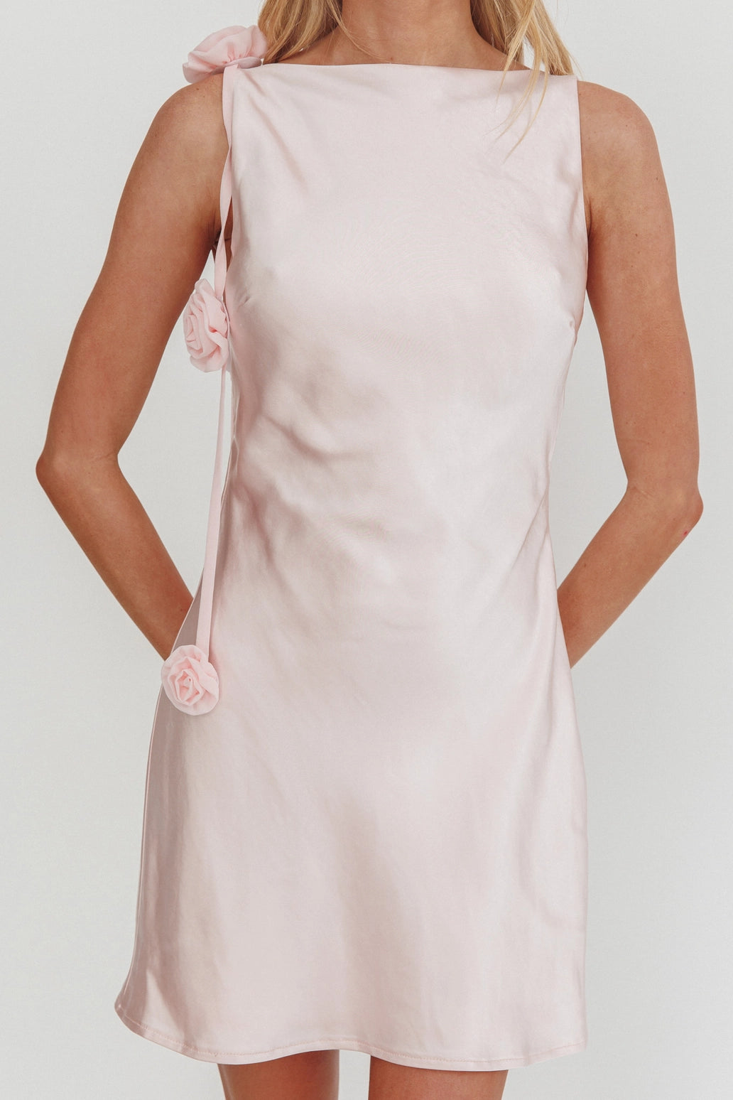 Fallen Roses Mini Dress