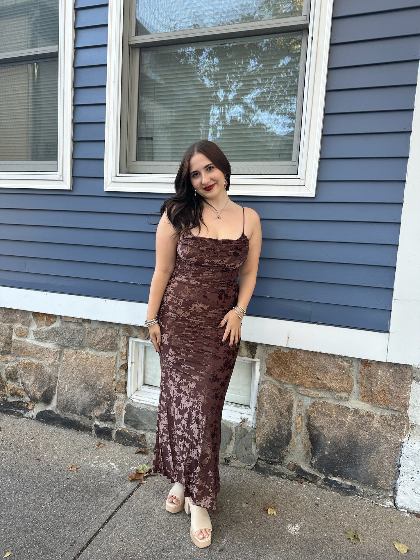 Cacao Bean Maxi Dress