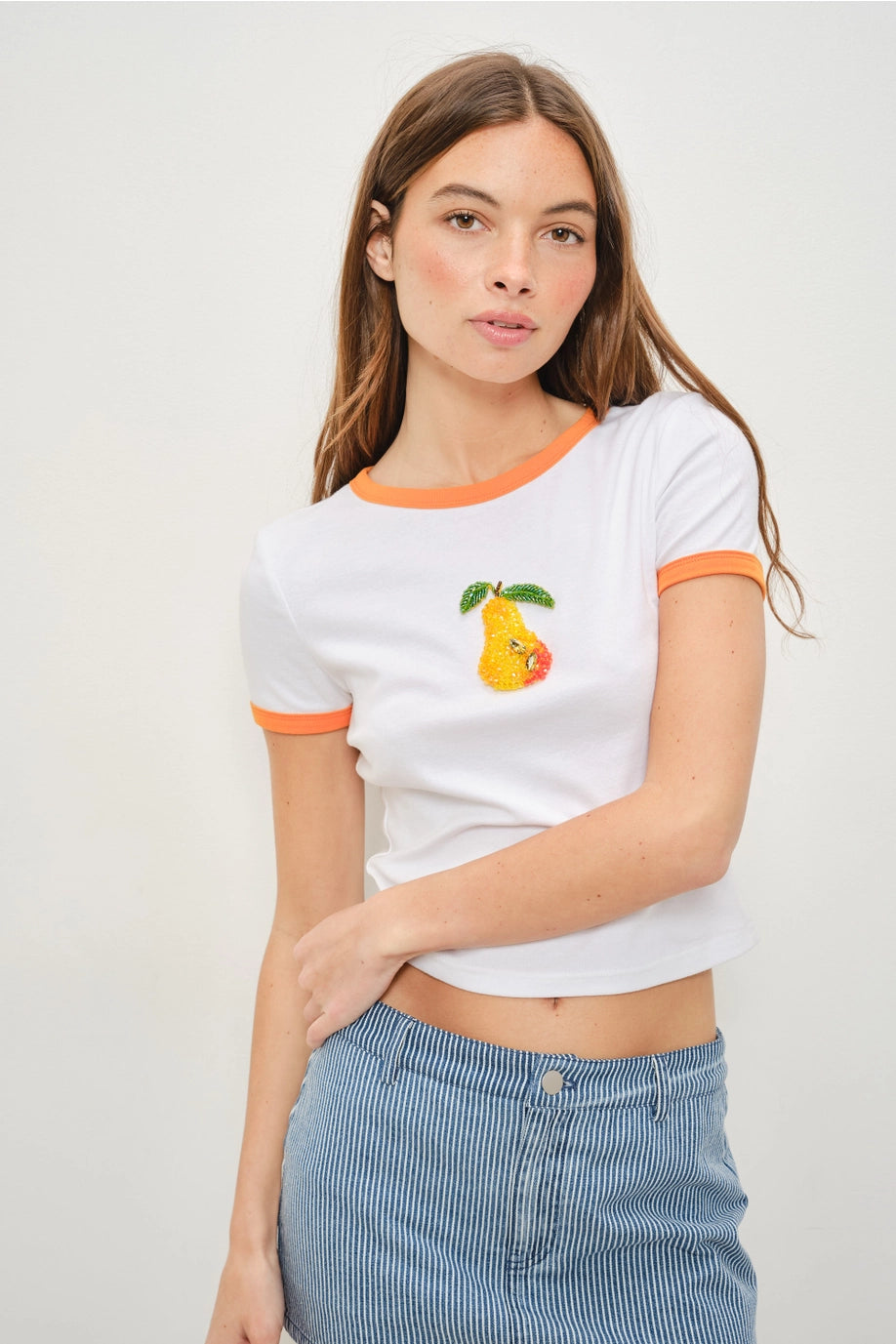 Beaded Pear Tee