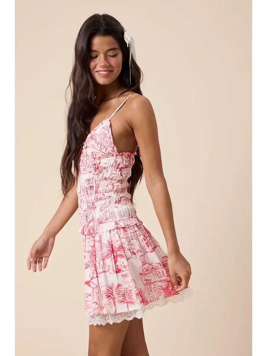Coastal Towns Mini Dress