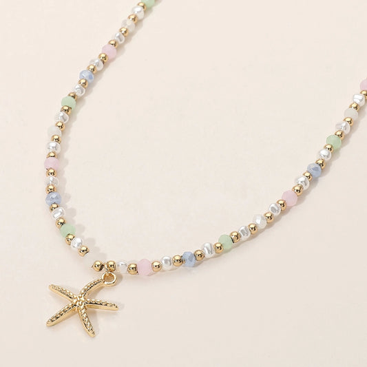 Starfish Beaded Necklace