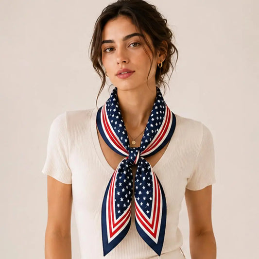 Patriotic Star Hair Scarf