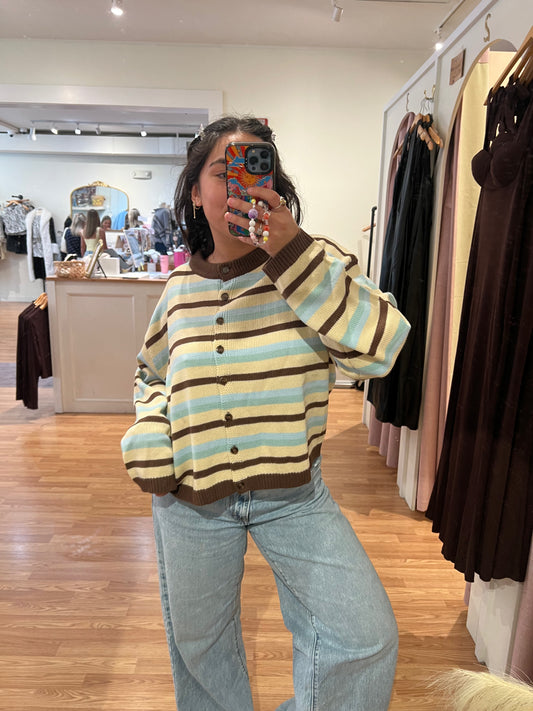 Stanford Striped Cardigan