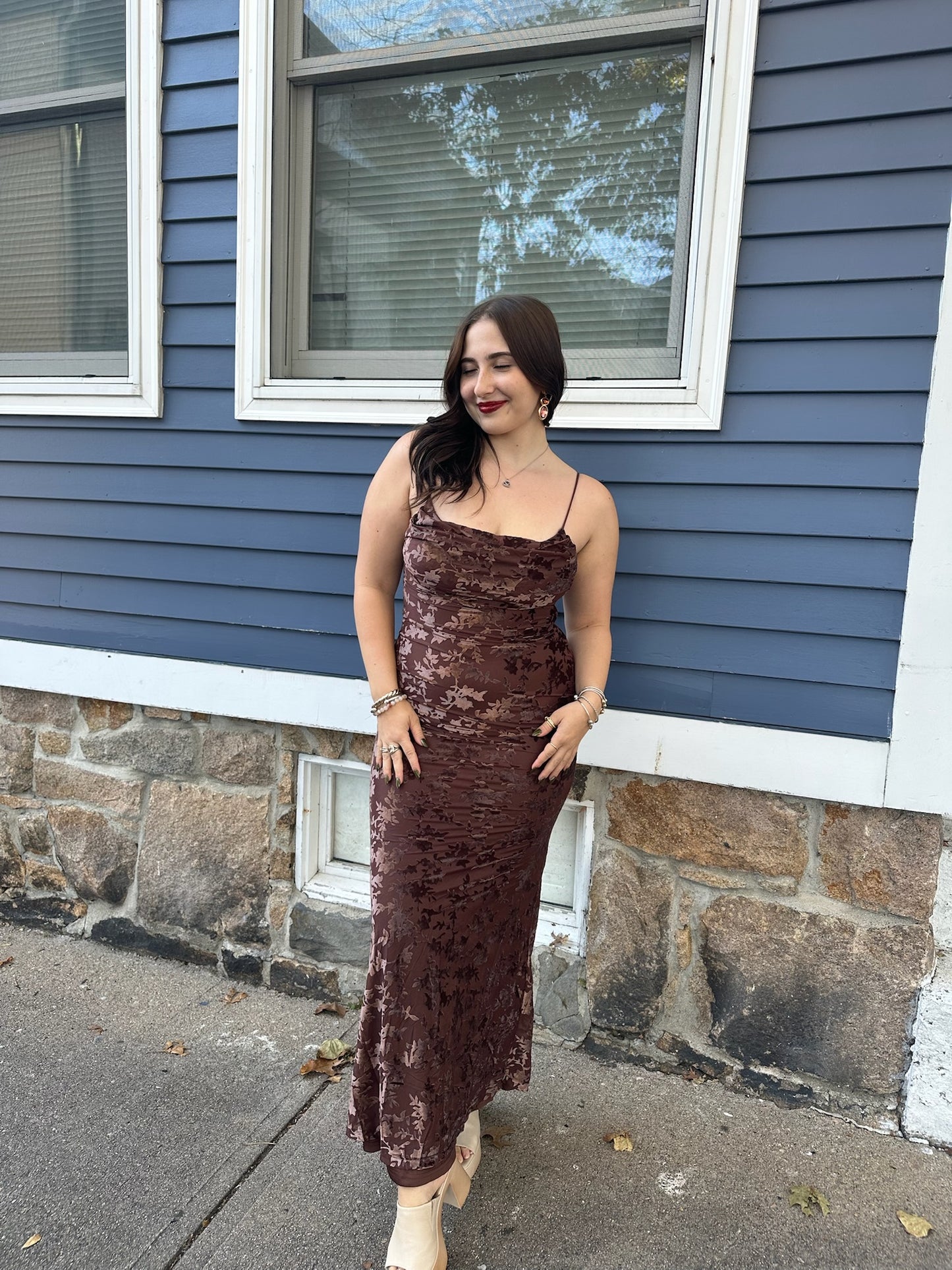 Cacao Bean Maxi Dress
