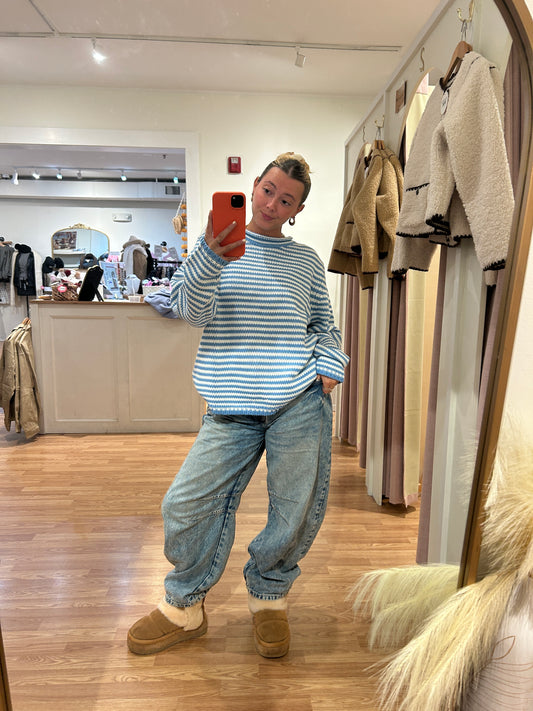 Drawing The Line Sweater