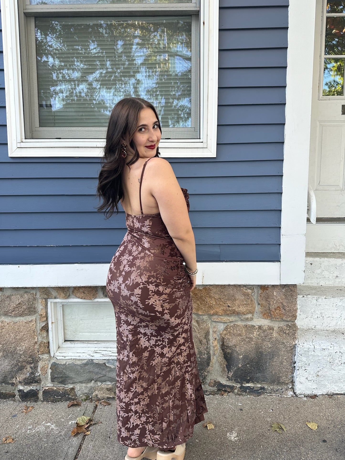 Cacao Bean Maxi Dress