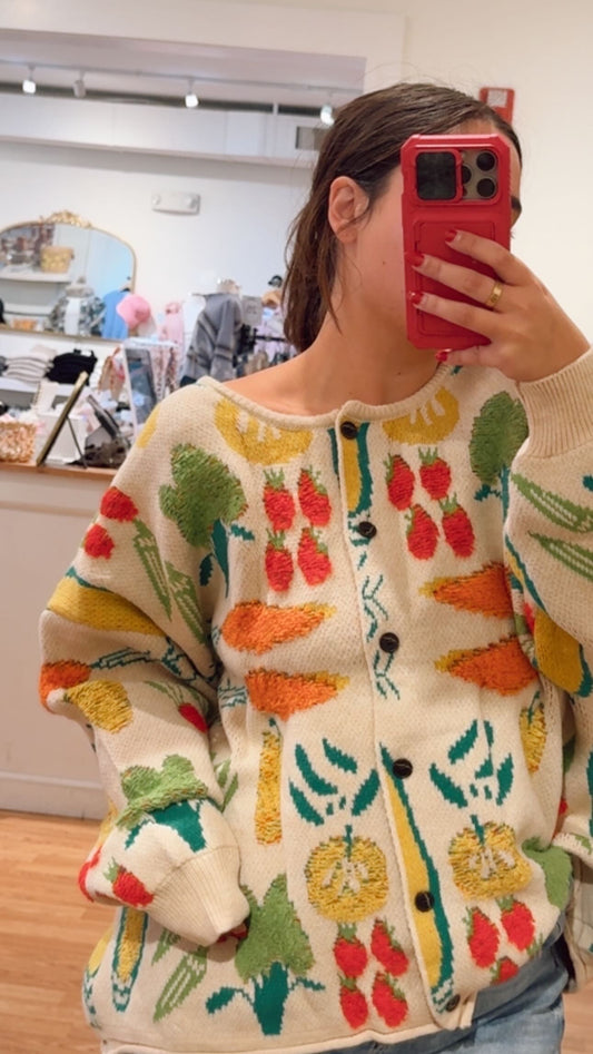 Veggie Garden Cardigan