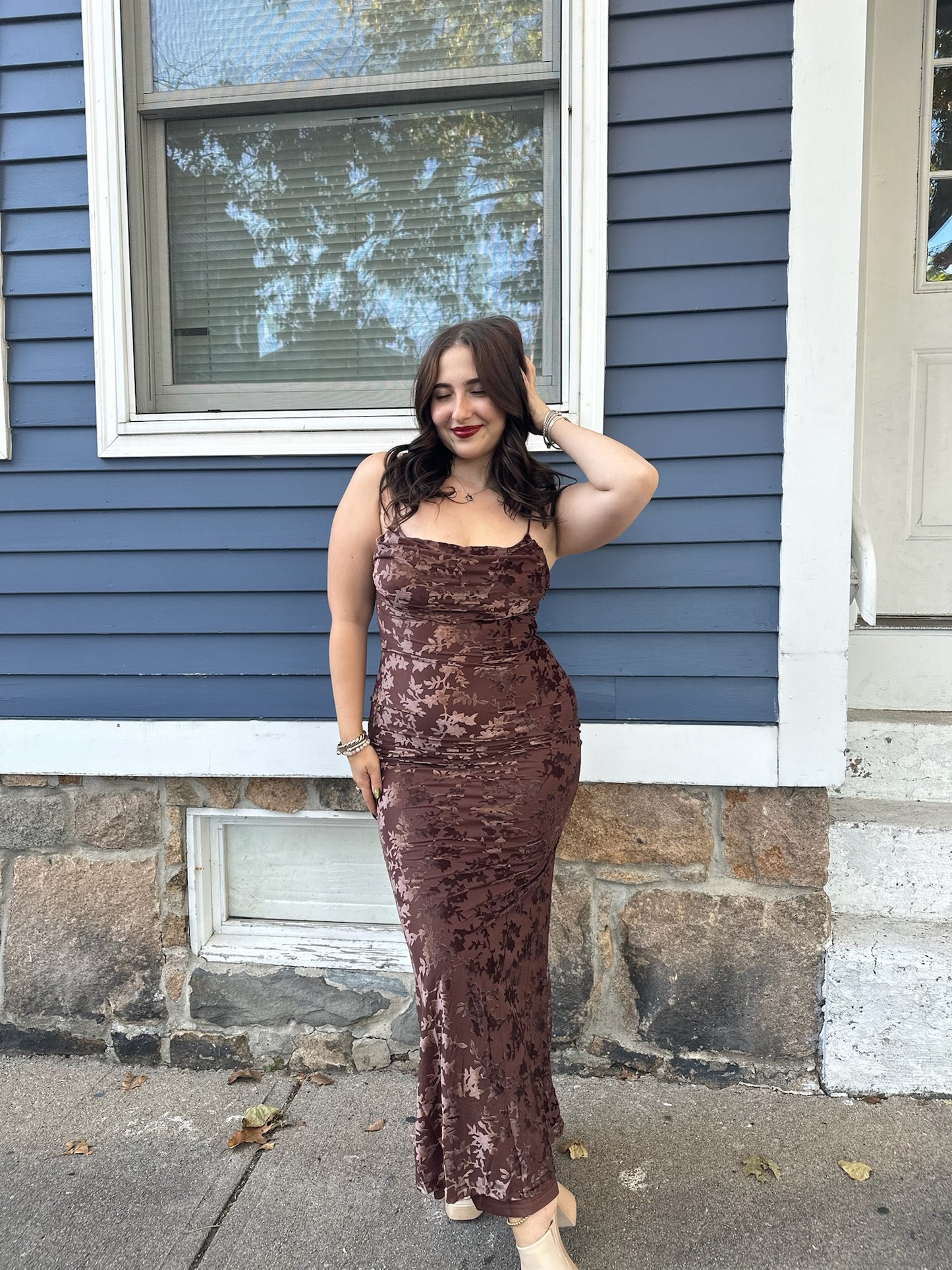 Cacao Bean Maxi Dress
