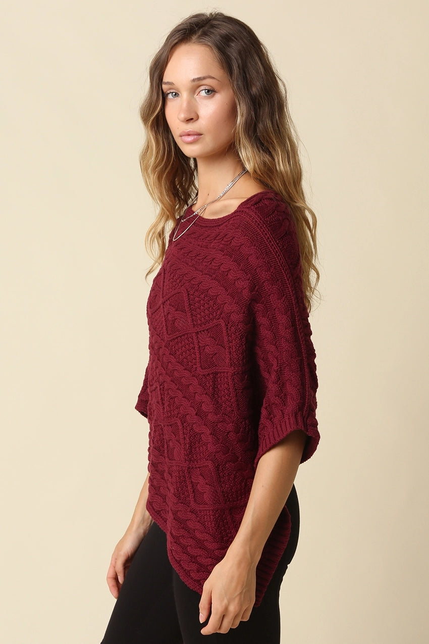 Priya Poncho Top