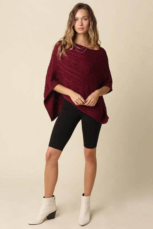 Priya Poncho Top
