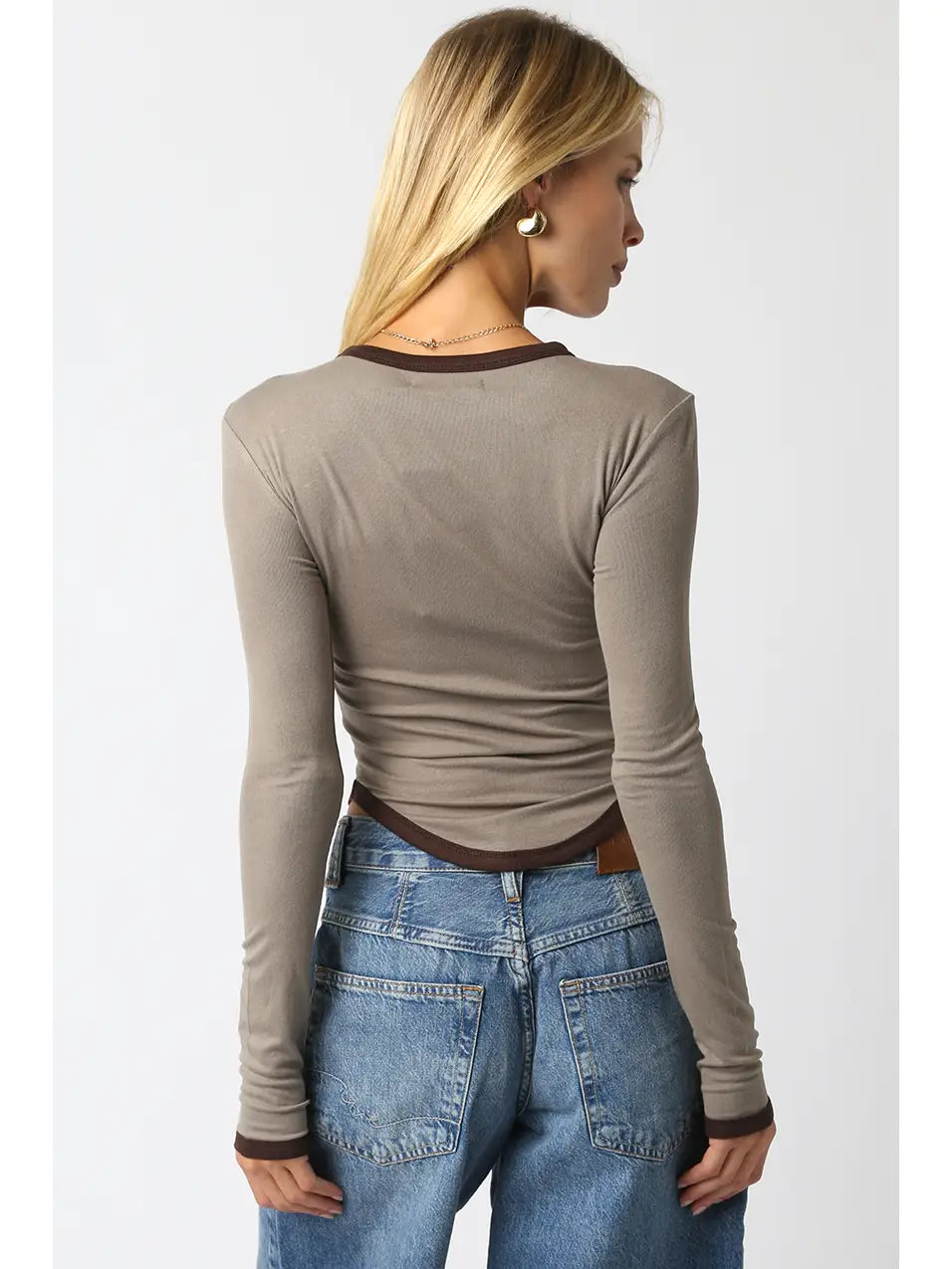 Callie Contrast Top