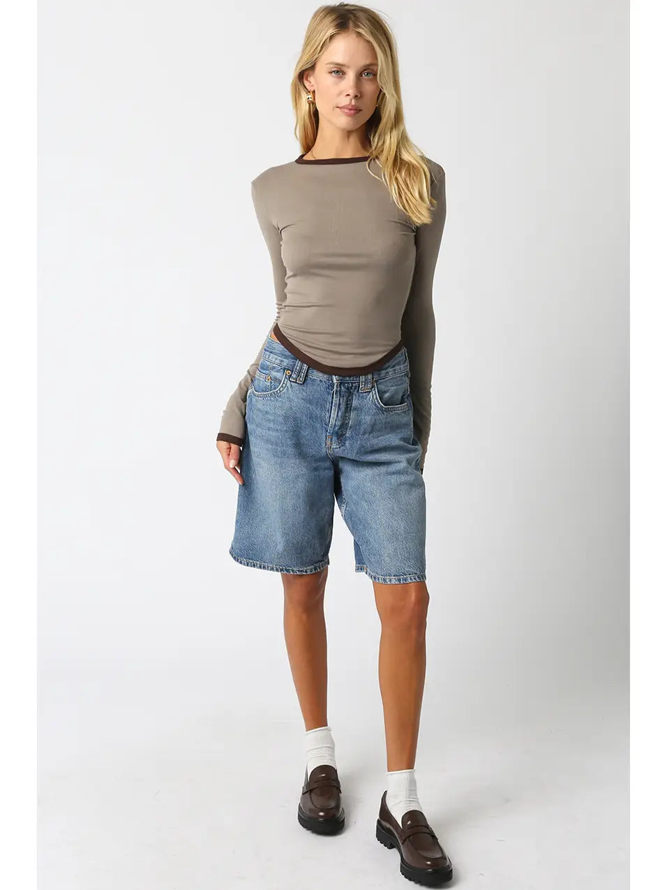 Callie Contrast Top