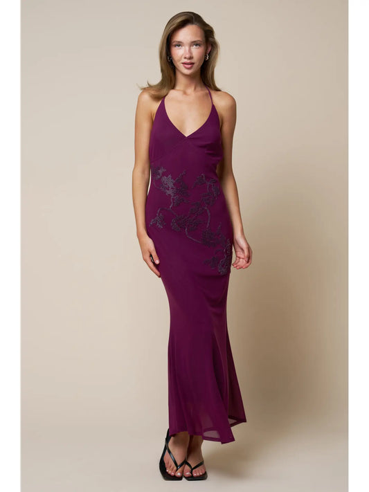 Dark Plum Maxi Dress