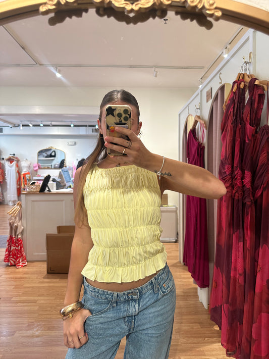 Stassy Smocked Tank