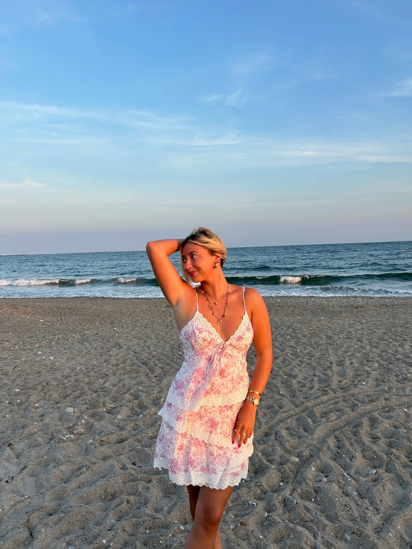 Hydrangea Field Mini Dress
