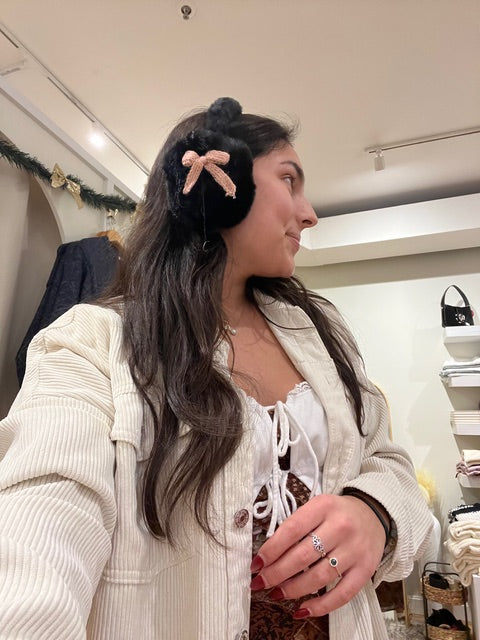 Luxury Bow Earmuffs