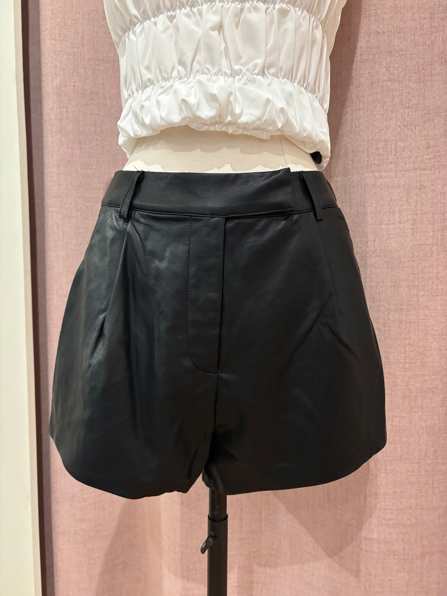 Lucilla Leather Shorts