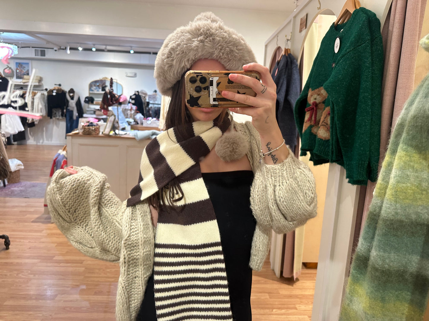 Susannah Striped Scarf