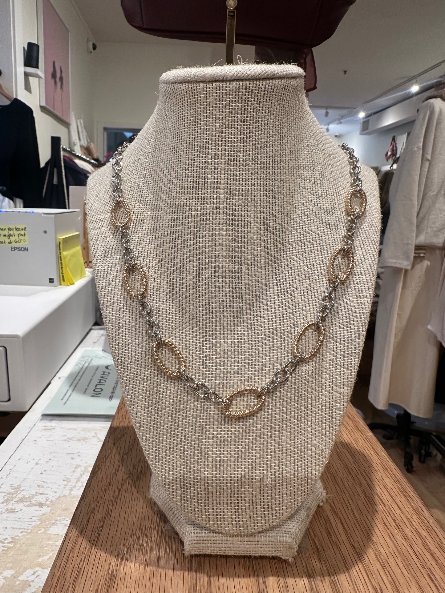 Mixed Metals Necklace
