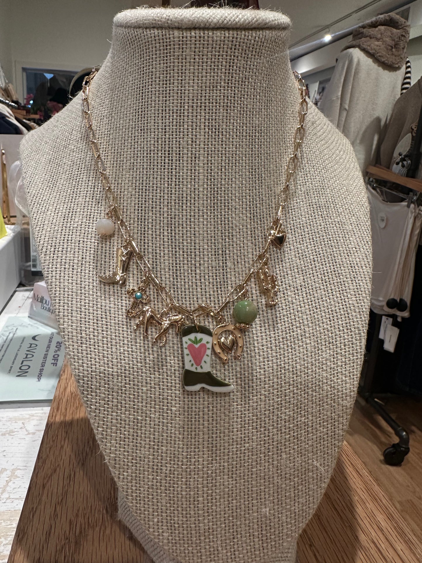 Charm Necklace - No Tarnish