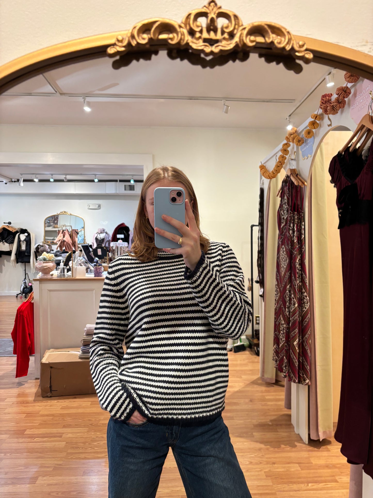 Drawing The Line Sweater
