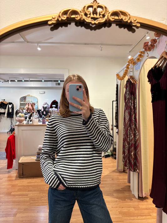 Drawing The Line Sweater