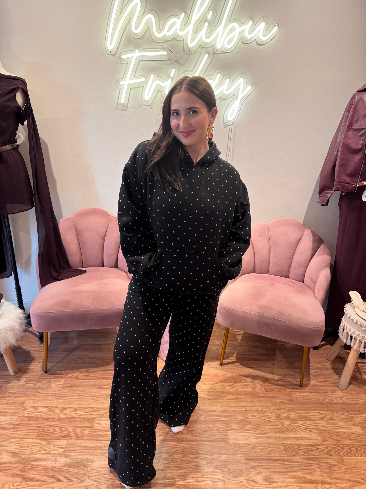 Polka Dot Sweatpants