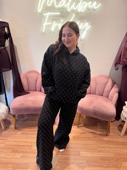 Polka Dot Hoodie