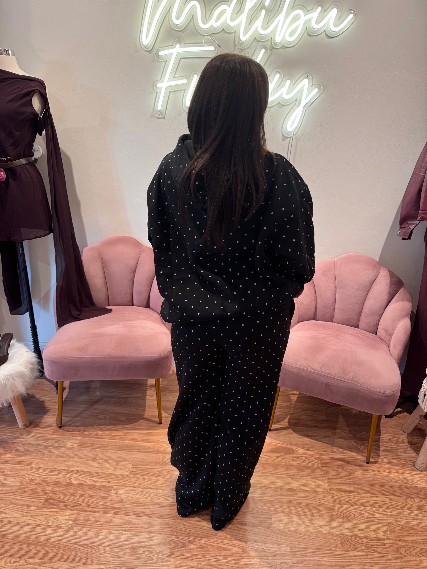 Polka Dot Sweatpants