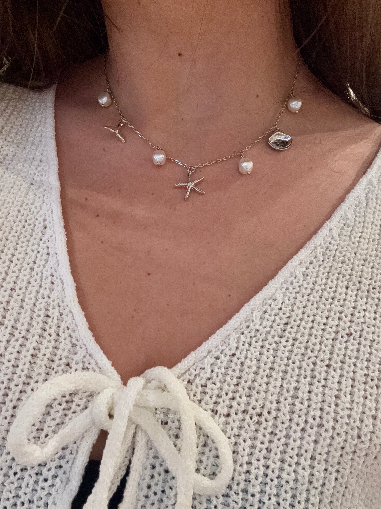 Beluga Charm Necklace