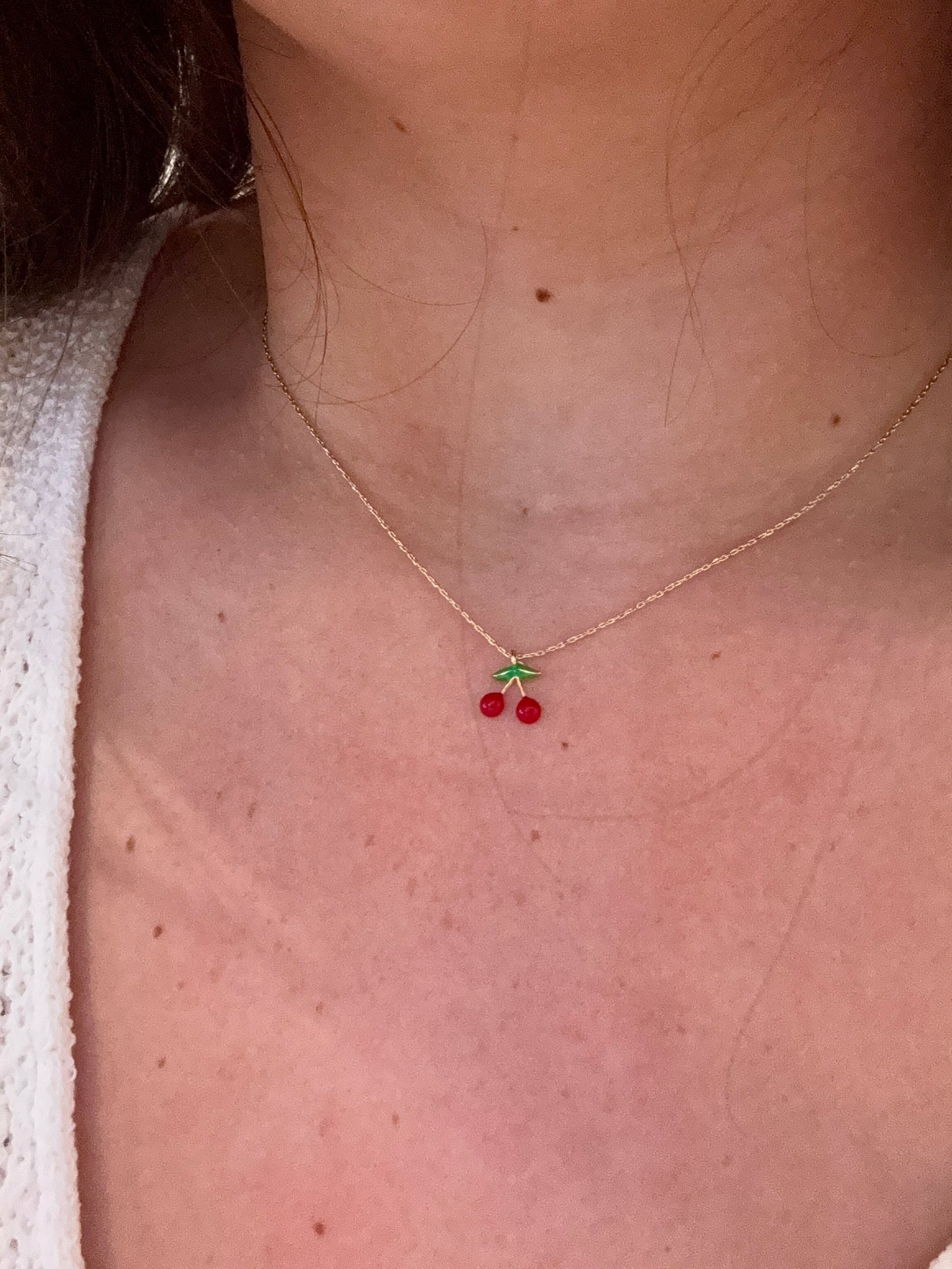 Cherry Pendant Necklace