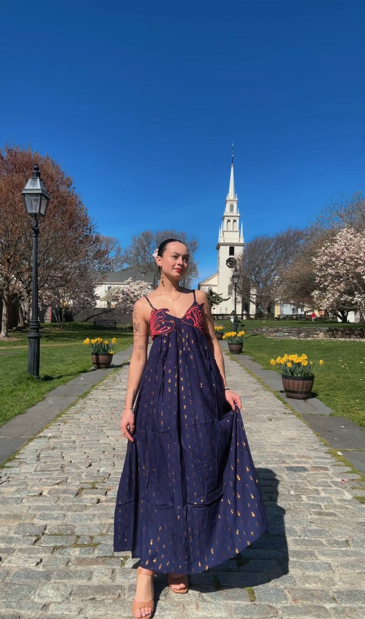 School of Fish Maxi Dress