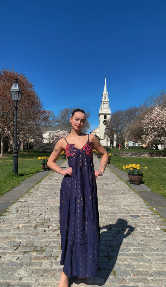 School of Fish Maxi Dress