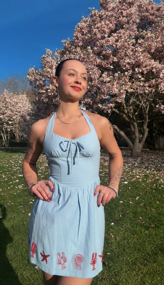 Seas The Day Mini Dress